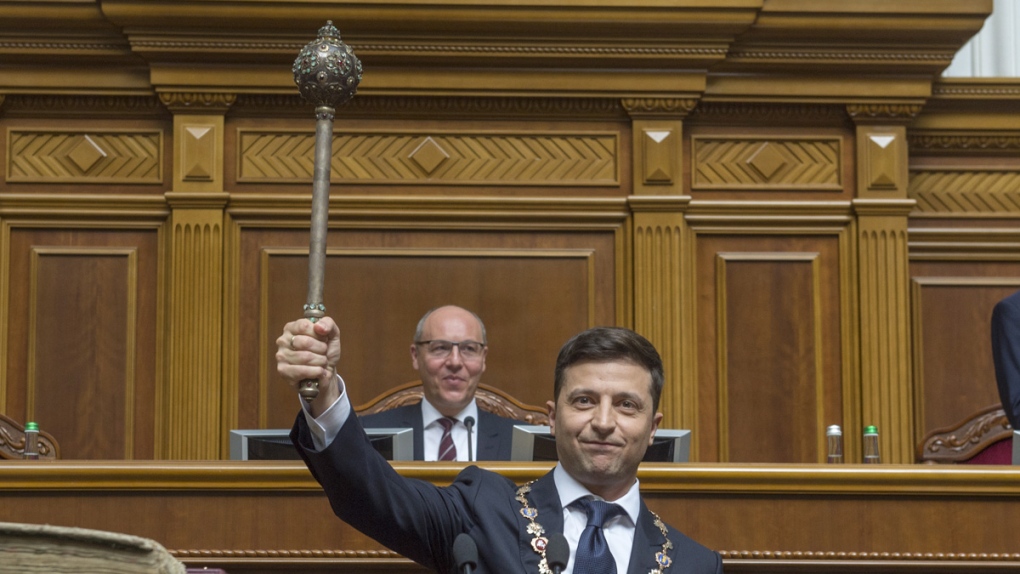 New Ukrainian President Volodymyr Zelenskiy