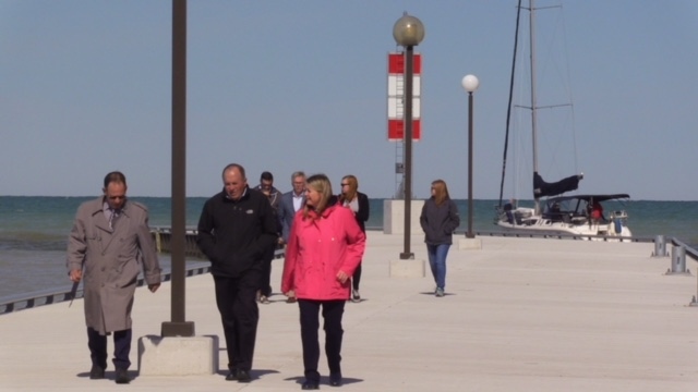 The federal government announced in Bayfield, Ont. on Tuesday, May 21, 2019 that it will fund upgrades to 10 harbours along the shores of Lake Huron.
(Scott Miller / CTV London)
