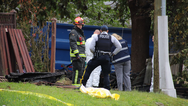 Body found as firefighters douse blaze at B.C. homeless 