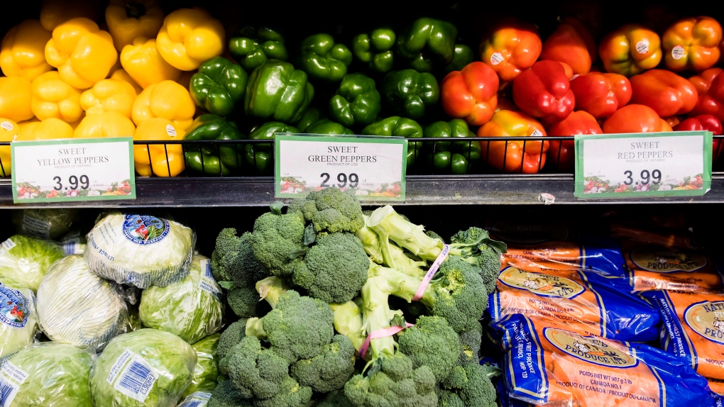 Produce in a Toronto grocery store