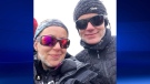 Kristyn Carriere and Robin Fisher arrived at Everest base camp on April 17.
