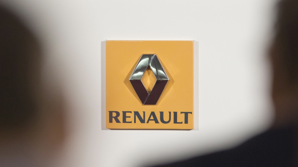 The logo of French car maker Renault