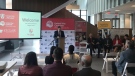 On Track to Success program media event in Windsor, Ont., on May 24, 2019. (Angelo Aversa / CTV Windsor)
