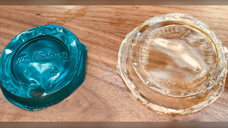 Coastable bioplastic lids