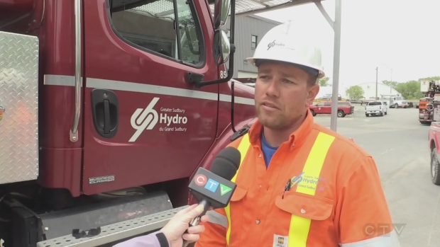 Over 20 employees from Greater Sudbury Utilities were put through several rescue drills as part of safety training. May 31/19 (Lyndsay Aelick/CTV Northern Ontario)