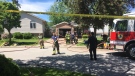 Firefighters were called to the fire at 3239 Candlewood Cres., in Windsor, Ont., on Monday, June 3, 2019. (Bob Bellacicco / CTV Windsor)