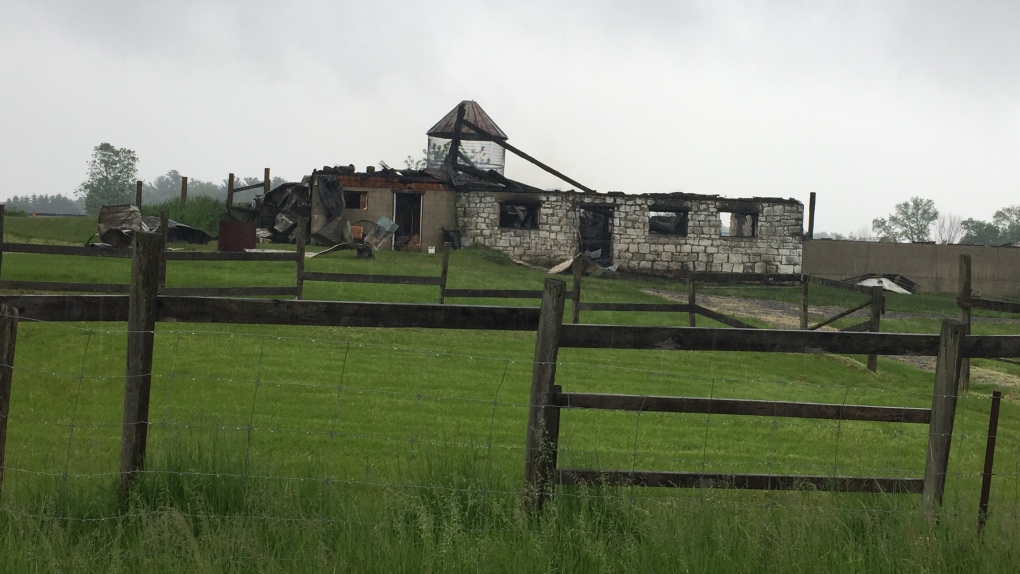 Colton's Fun Farm after a fire