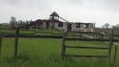Colton's Fun Farm burned to the ground after a fire that officials are calling suspicious. (Nicole Lampa / CTV Kitchener)