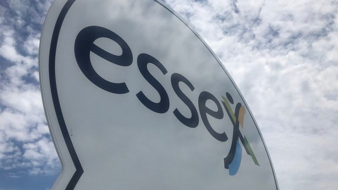 Town of Essex Logo pictured on park equipment on June 5, 2019. (Rich Garton / CTV Windsor)