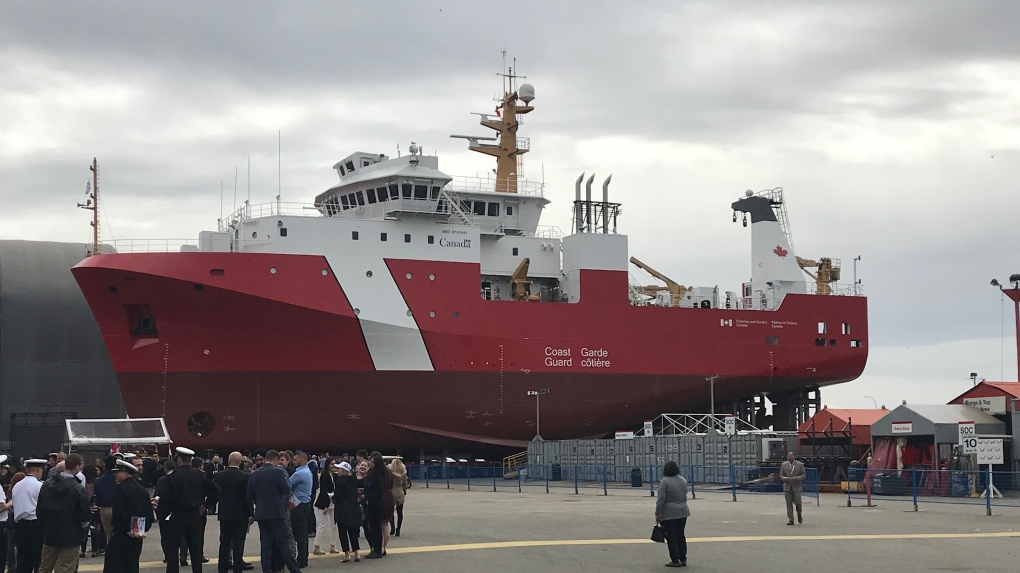 Newest coast guard vessel launched in Vancouver