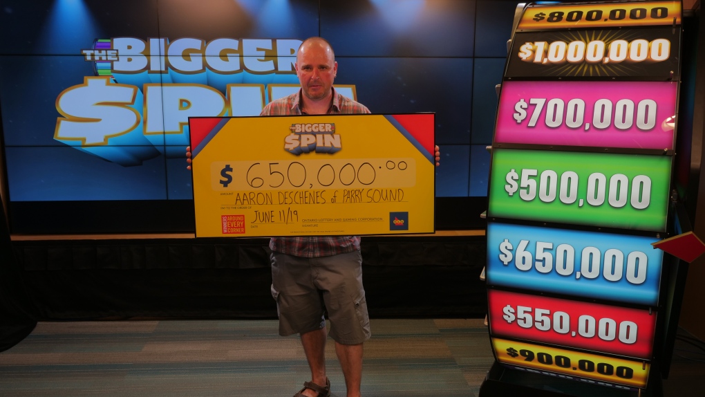 Northern Ontario Bigger Spin lottery winner