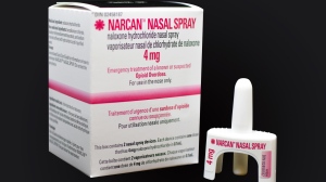Narcan Nasal Spray is an opioid overdose antidote used by medical professionals and emergency personnel in the event of an apparent overdose. (Adapt Pharma Canada)