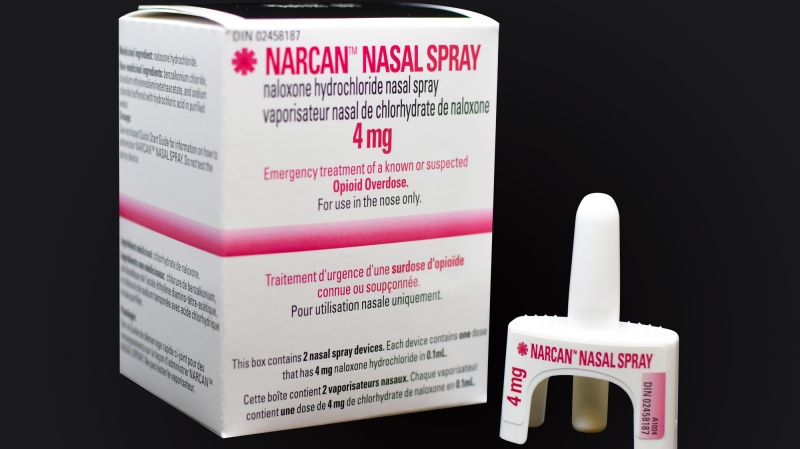 Narcan Nasal Spray is an opioid overdose antidote used by medical professionals and emergency personnel in the event of an apparent overdose. (Adapt Pharma Canada)