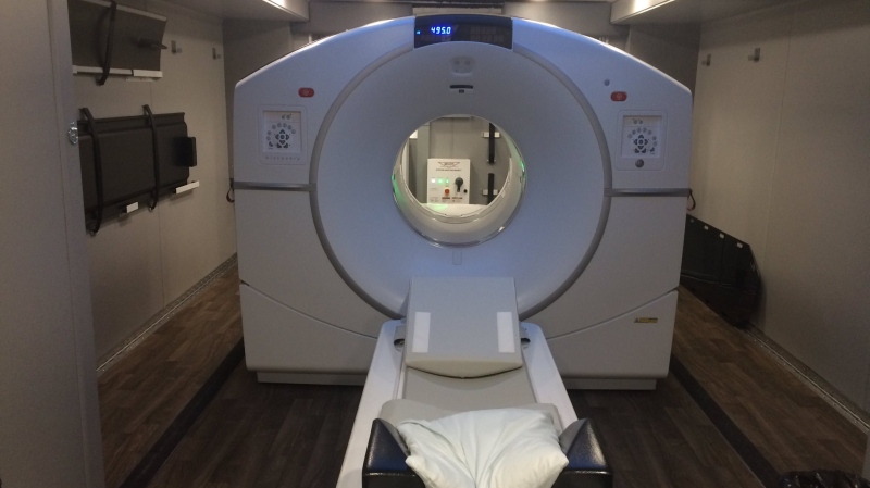 The installation of the PET/CT scanner at the Met Campus was celebrated in Windsor, Ont., on Thursday, June 13, 2019. (Stefanie Masotti / CTV Windsor)