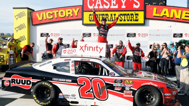 Bell wins at Iowa for 4th NASCAR victory of 2019 | CTV News