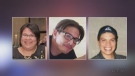 From left, Melissa Miller, Alan Porter and Michael Jamieson, all residents of Six Nations of the Grand River, were found dead in Middlesex Centre, Ont. on Nov. 4, 2018. (Source: OPP)