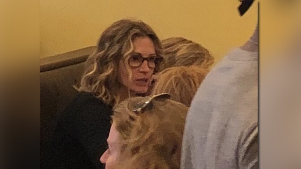Julia Roberts ate at Falafel Place in Winnipeg on Father's Day 2019. (Source: Ami Hassan)