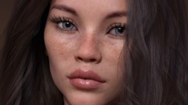 Computer generated model Daisy Paige