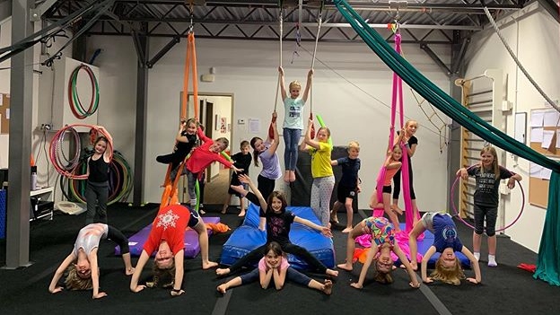 Kids participate in the Rising Circus summer camp in Langford. (TheRisingCircus.com)
