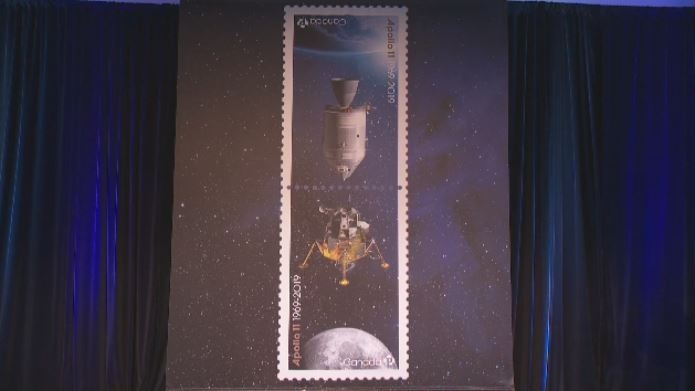 Apollo 11 stamps
