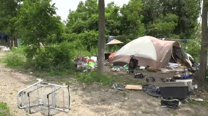 kitchener stirling tent city squatters
