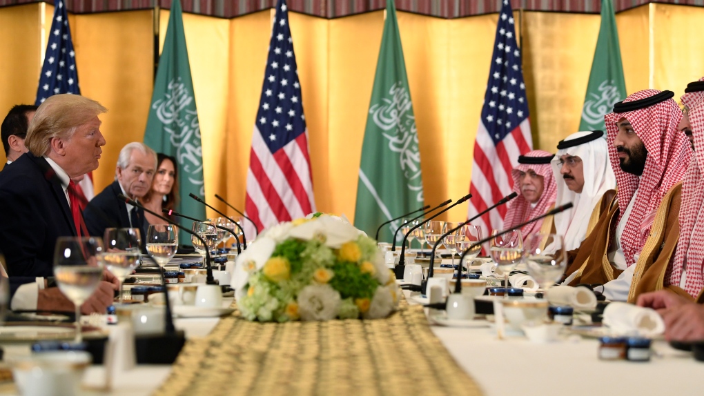 Trump and Mohammed bin Salman at G20