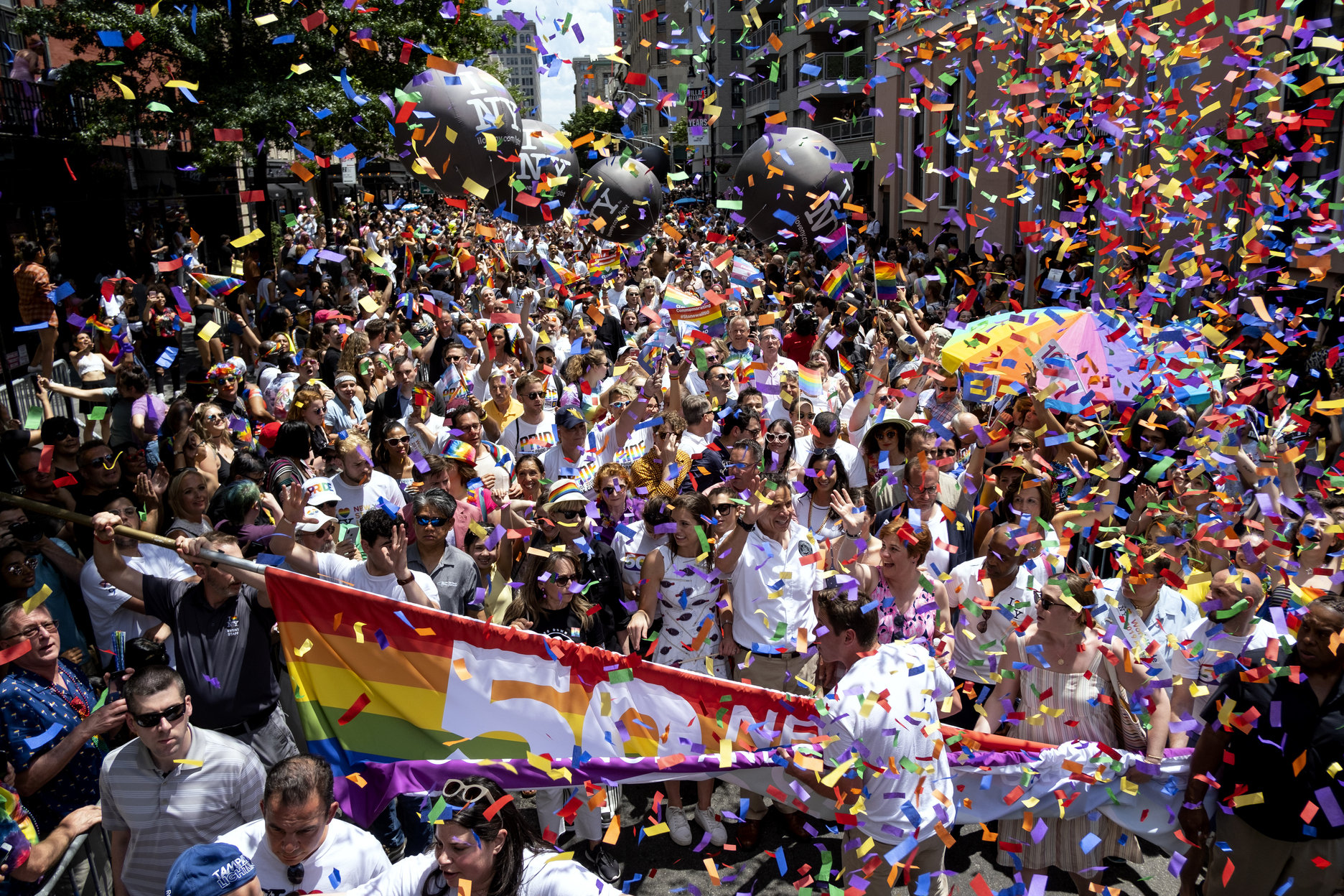 first gay pride parade new york images