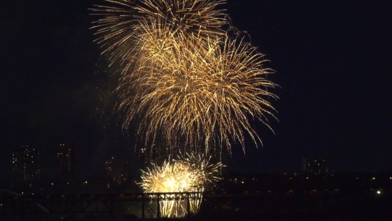 Canada Day fireworks 2019 Edmonton