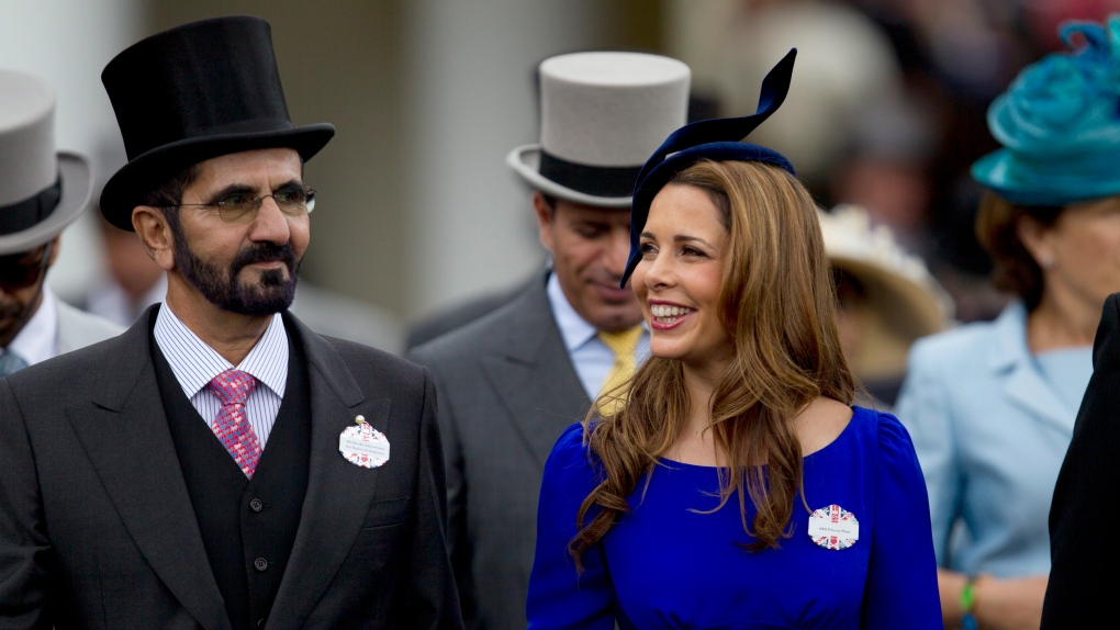 Sheikh Mohammed Al Maktoum and his wife
