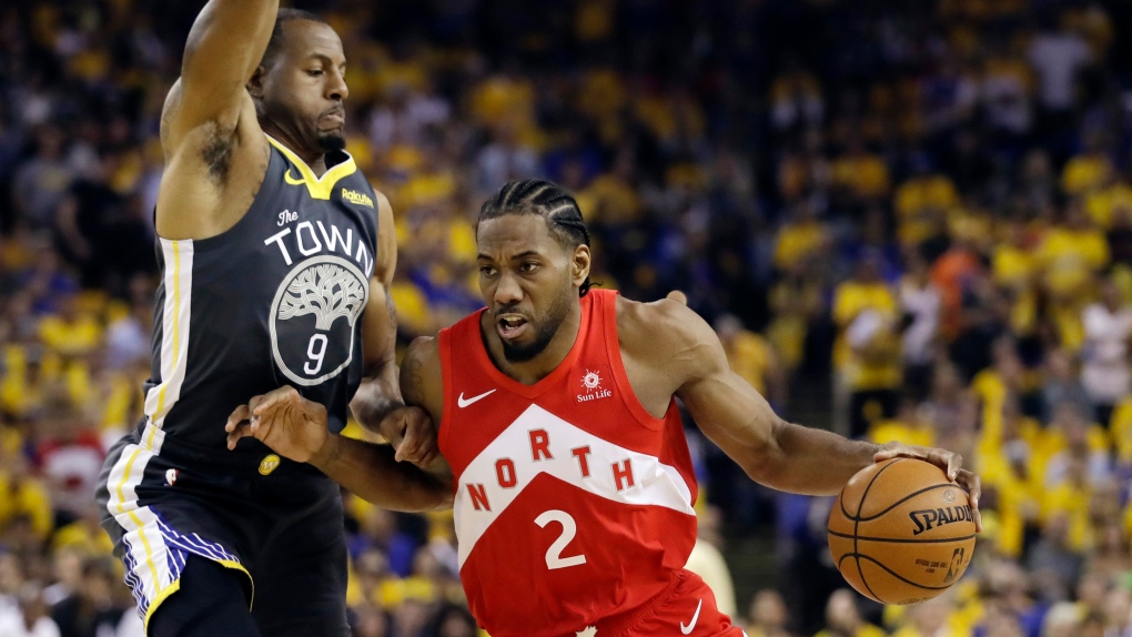 NBA jerseys for newly-acquired Toronto Raptors player Kawhi
