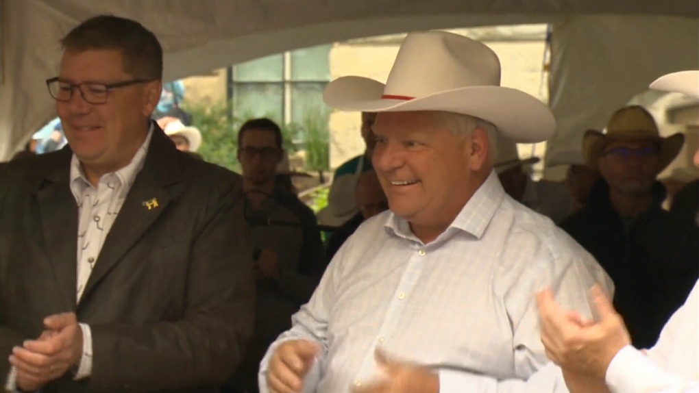 Premier Doug Ford at Calgary Stampede.