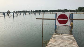 Flooded Lakeview Marina