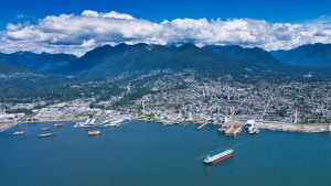 North Vancouver is seen from CTV News Vancouver's Chopper 9 in June 2019. (Pete Cline)