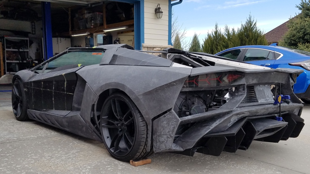 Man builds Lamborghini out of 3D-printed parts | CTV News