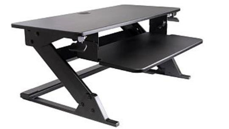 A recall of standing desks distributed in Canada by Knape and Vogt under several brand names covers 4,000 workstations. (Knape and Vogt / Health Canada)