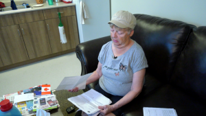 Renee Tober, 66, said she is being billed for outstanding rent after being undercharged. CTV photo/Josh Crabb
