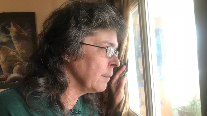 Michelle Kovack is upset after dozens of prank 911 calls to her house in Windsor, Ont., on Friday, July 12, 2019. (Rich Garton / CTV Windsor)