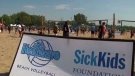 More than 200 teams competed in this year's SickKids Heatwave volleyball tournament on July 13, 2019.