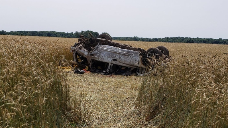 One man has died after a single-vehicle crash near Ottersville, Ont. on Tuesday, July 9, 2019. (@OPP_WR / Twitter)