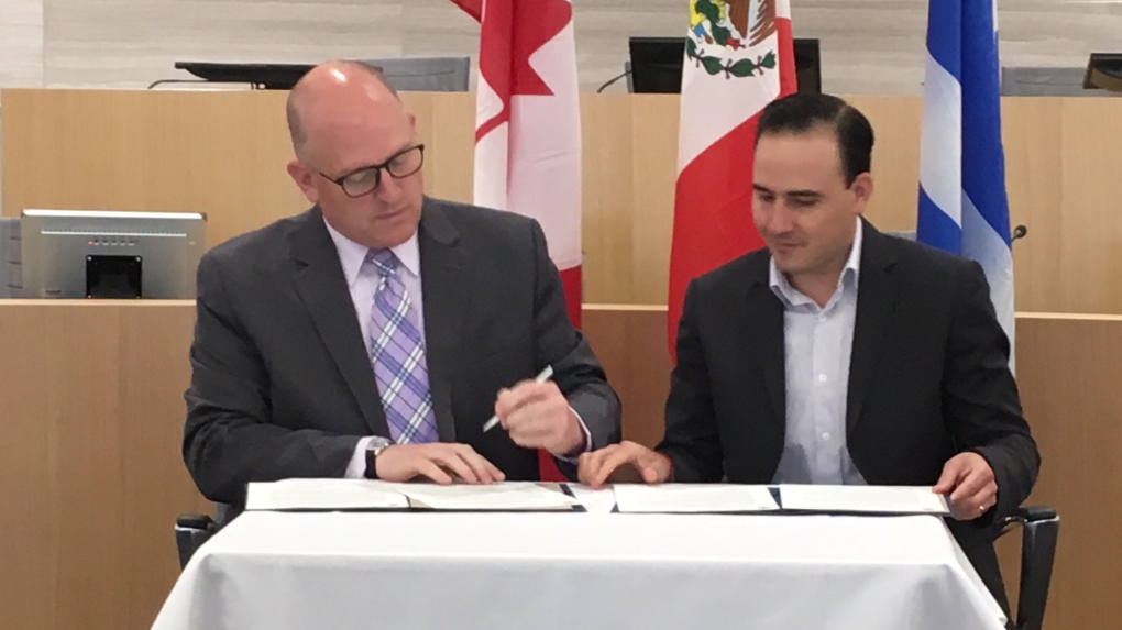 Saltillo Mexico Windsor Ontario agreement
