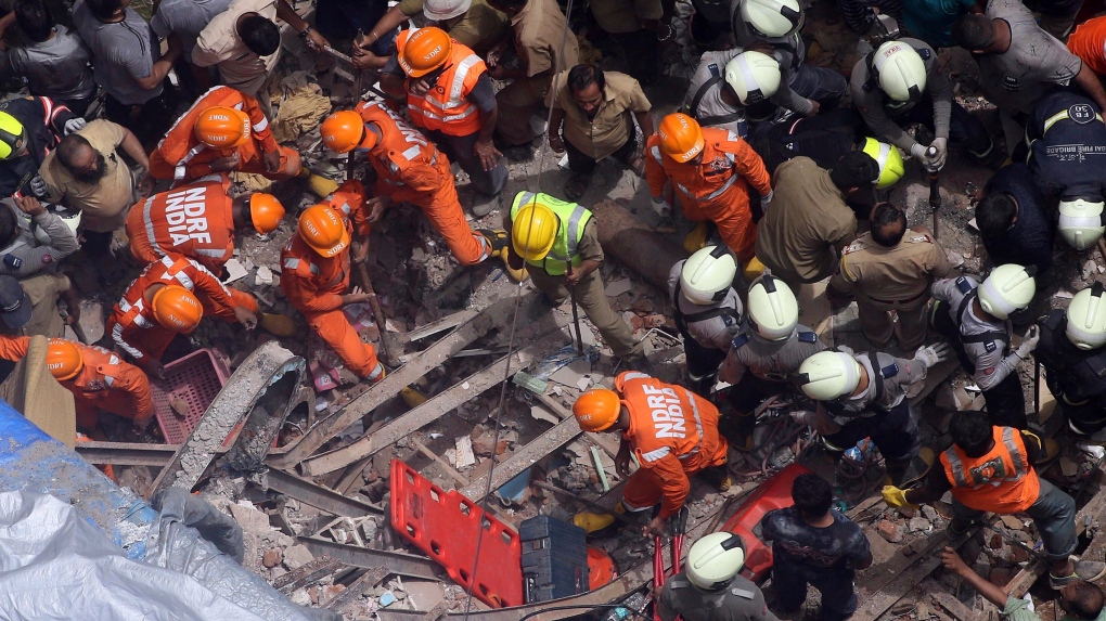 india building collapse