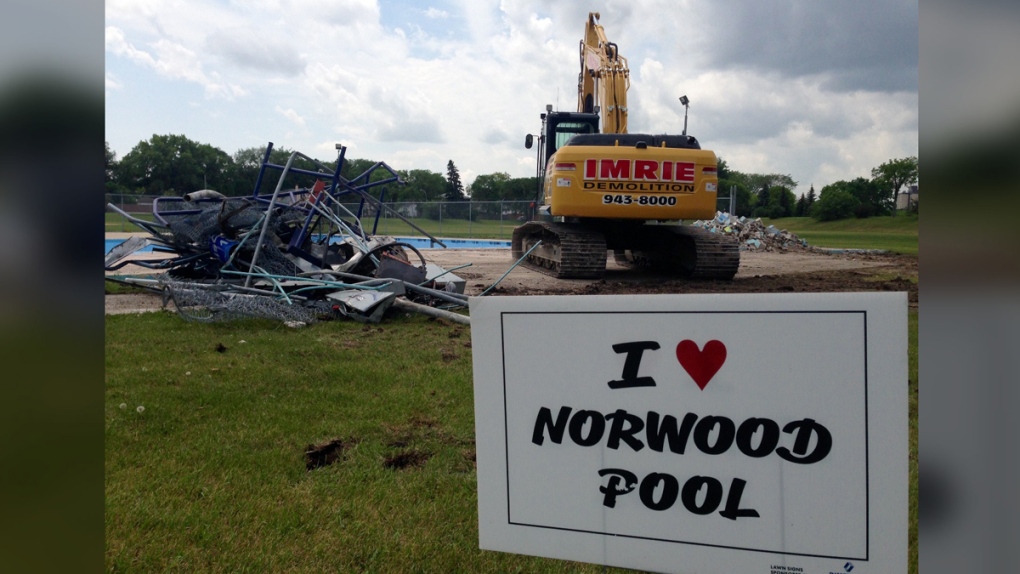 Norwood Pool Demolition