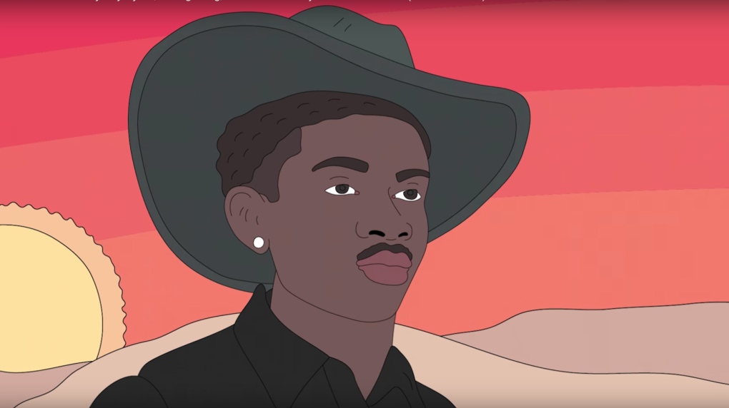 Lil Nas X has a new animated video for his song 'Old Town Road.' 