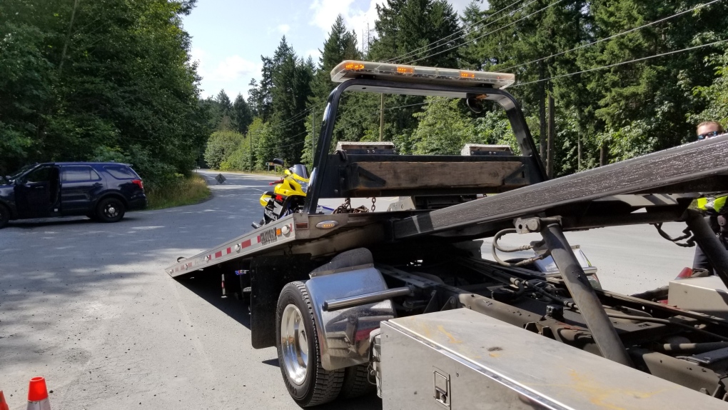 Motorcycle impounded in Saanich