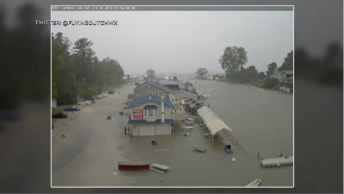 Grand Bend Yacht Club flood