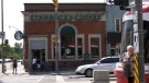A Starbucks is seen at the corner of St. Clair Avenue and Christie Street. (Natalie Johnson/CTV News Toronto)