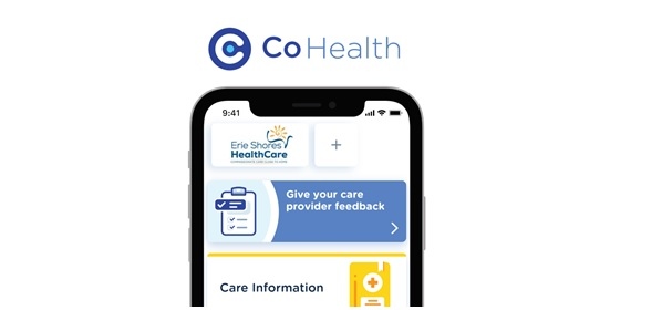 The CoHealth app launched at Leamington's Erie Shores HealthCare hospital on July 26, 2019. (Courtesy Erie Shores HealthCare)