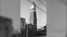 A search is being renewed for the missing timepiece of this century old clock tower at 16 Ossington Avenue. (City of Toronto) 
