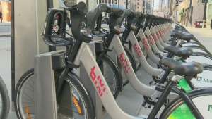 The increase in Bixi usage in 2019 came despite increased competition from new ride-sharing services available in the city. (File)