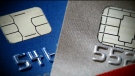 Credit cards are seen in this undated file image. 